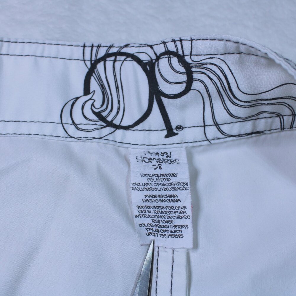 Ocean Pacific Board Shorts Mens 38 Surfing Palm Tree - Picture 2 of 9